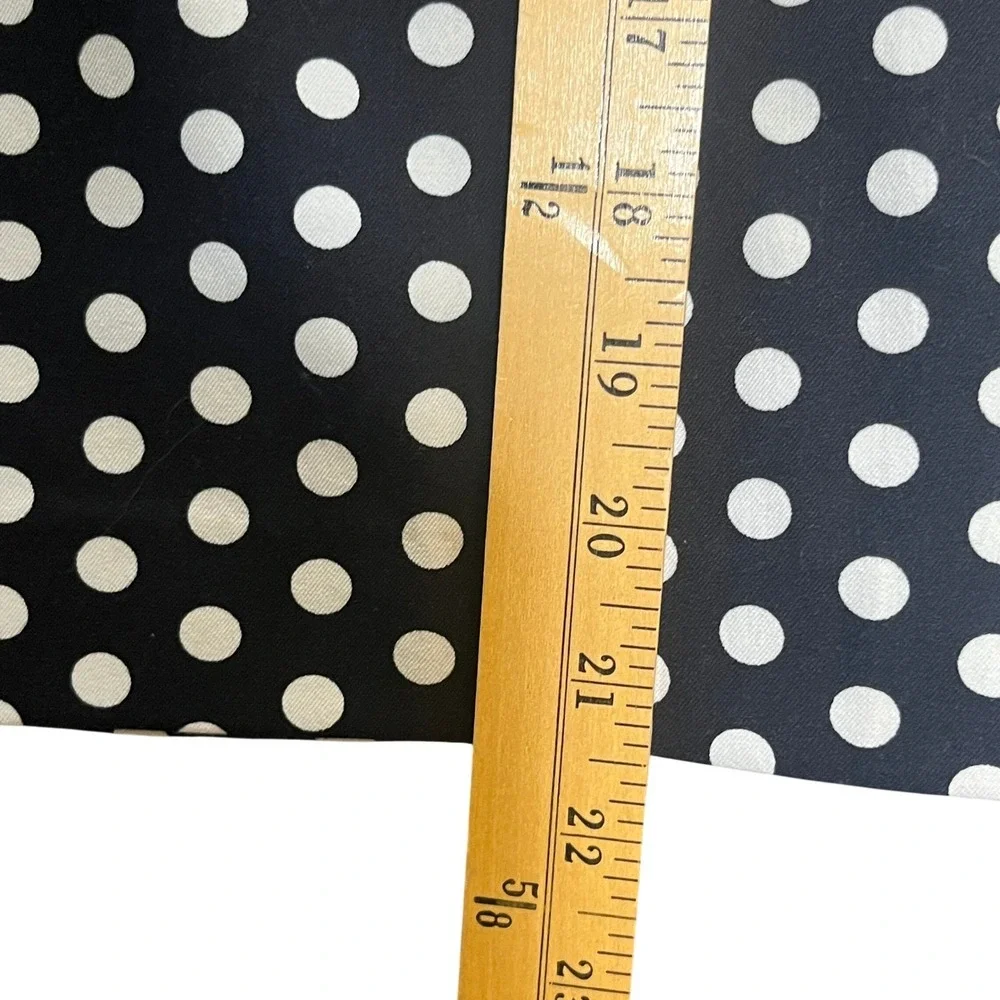 Loft Polka‎ Dot Pencil Skirt Womens 2 Black White Retro Pinup Rockabilly Office